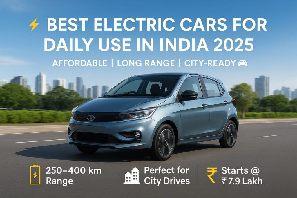 Best Electric Cars for Daily Use in India