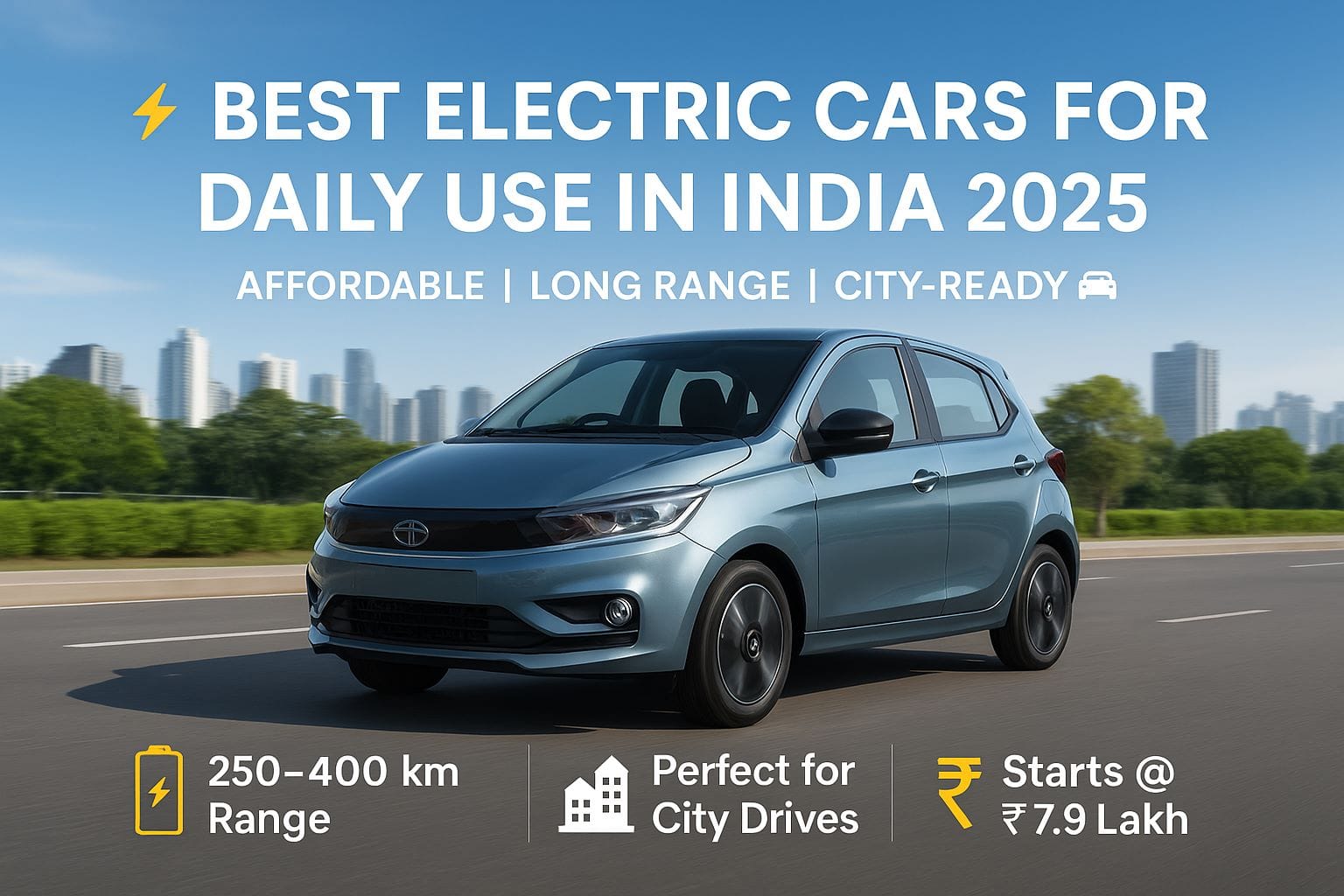 Best Electric Cars for Daily Use in India